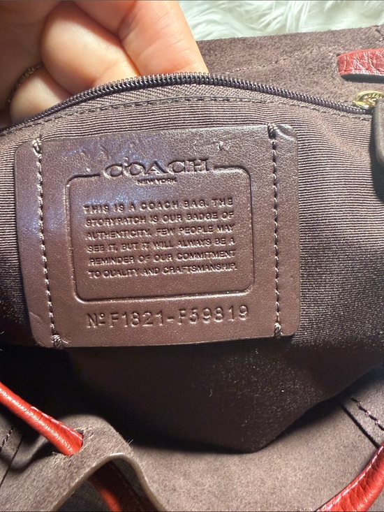 Coach Mini Leather Backpack — Deep Red main image 8